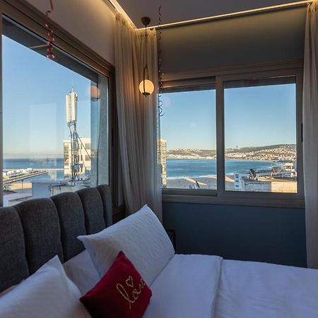 Marina View Residence Luxurious Studio Retreat With Stunning Ocean Views 1 Double Bedroom, 1 Convertible Couch Tanger Exteriör bild